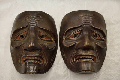 Noh mask replica 3