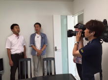 滋賀経済NOW　取材風景