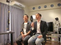 ロシア国営放送取材風景